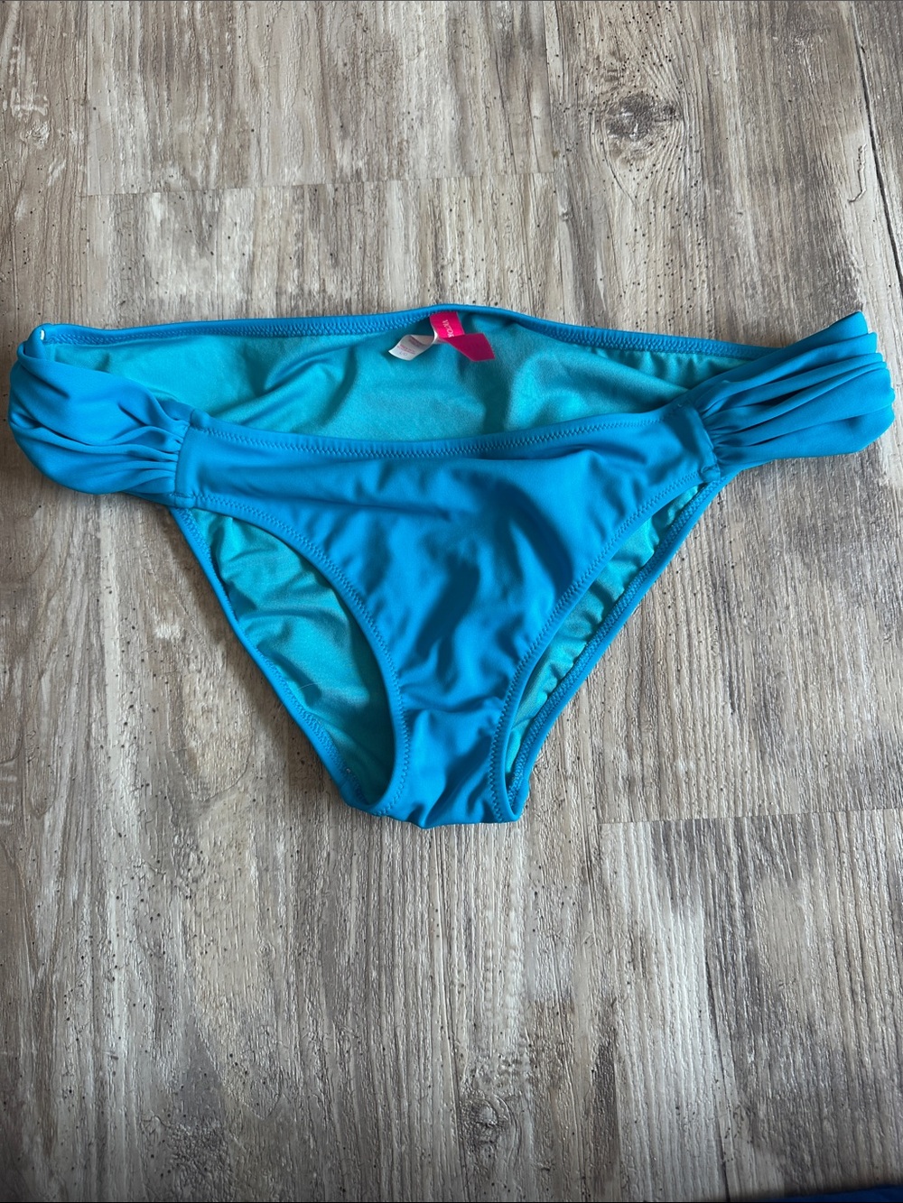 Victoria's Secret Turquoise Blue Bikini Bottoms Large